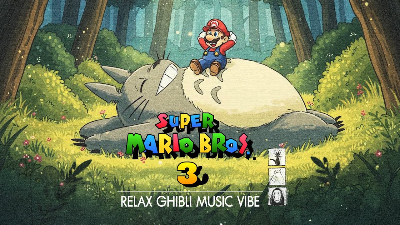 Super Mario Bros. 3 OST (NES Version) — Relaxed Ghibli Music Vibe