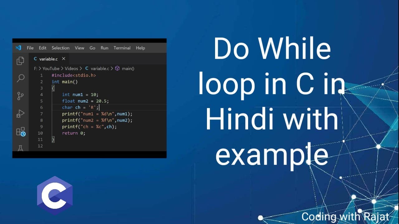 Do While Loop in C Programming Language in Hindi || Syntax || Example ...