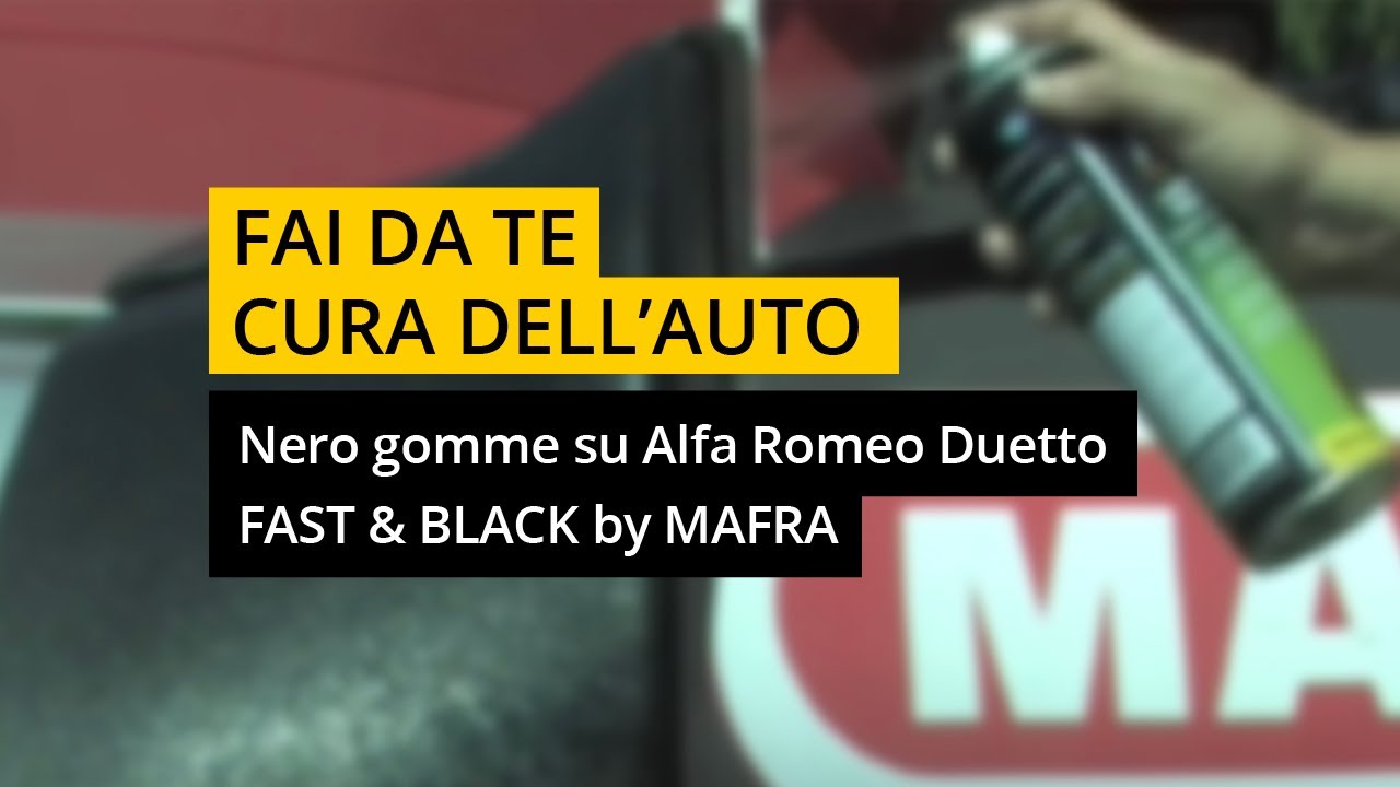 Nero gomme su Alfa Romeo Duetto - FAST & BLACK by 