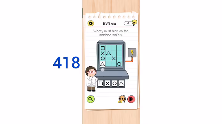 Brain Test 4 Level 418 Walkthrough