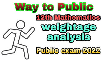 12th Mathematics public Exam-2022 Blue print@vivekmathsscience1013