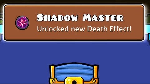 Geometry Dash: Shadow death effect unlocked (100 shadow shards)