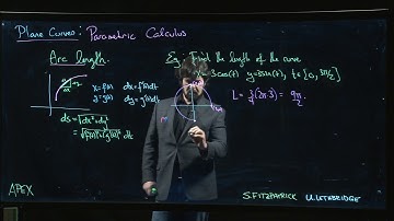 Plane Curves: Parametric Calculus - 08. Example: Arc Length