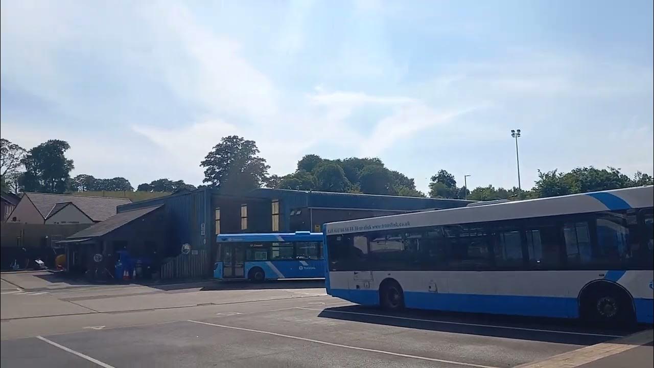 Translink Ulsterbus 222 and 2541 arriving into Dungannon Bus Station YouTube