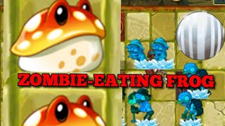 PLANTS VS ZOMBİES GAMEPLAY -ZOMBIE-EATING FROG💯