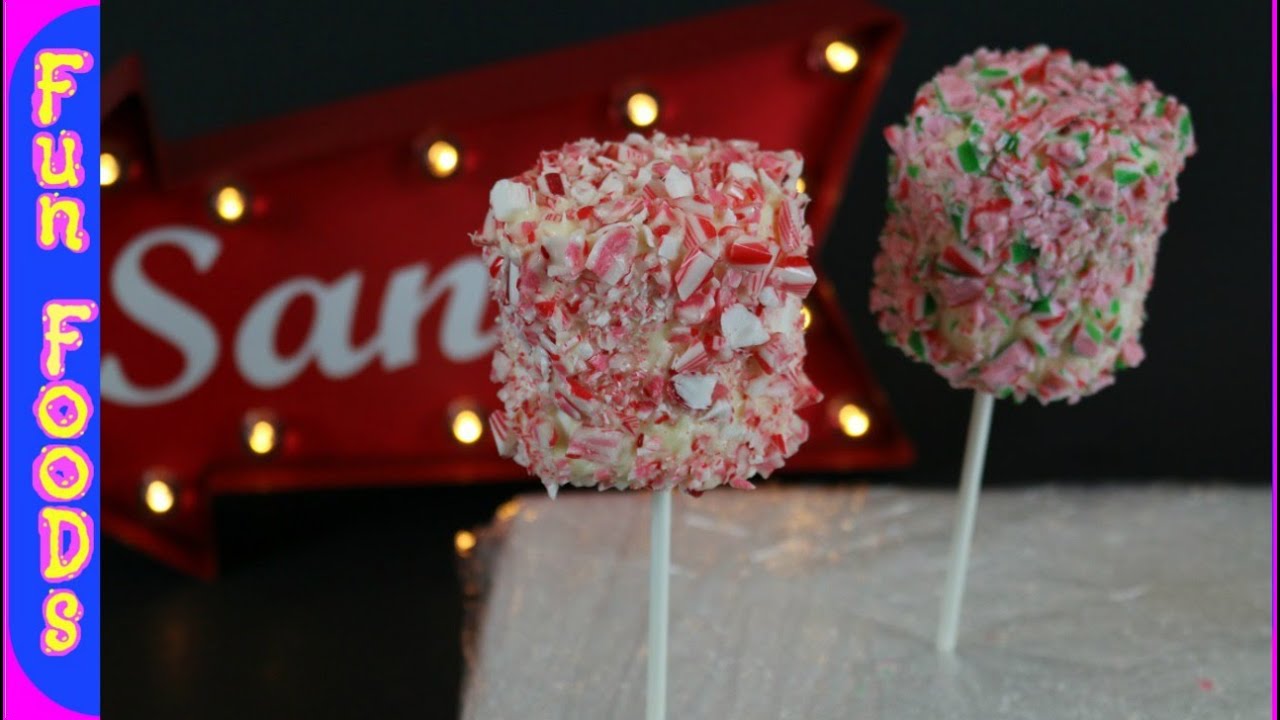 Christmas Marshmallow Pops