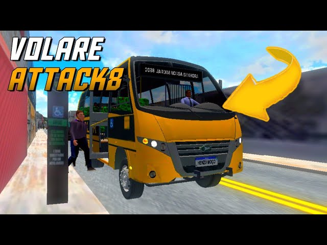 Volare Attack 8 4×4 Escolar para o Proton Bus Simulator/Road