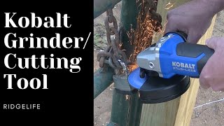 UNBOXING and REVIEW of Kobalt Brushless 24VMax Angle Grinder Cutting Tool