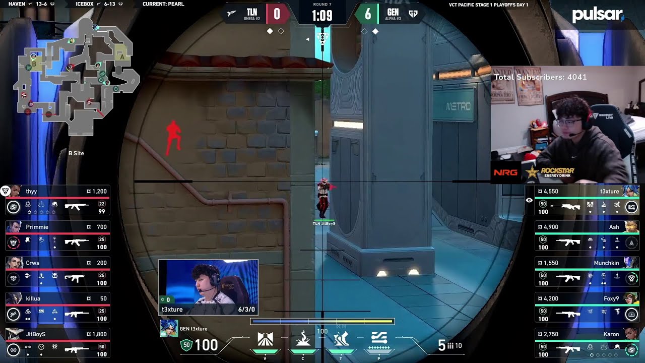 Shanks react to GEN.G Texture's INSANE 4k against TALON