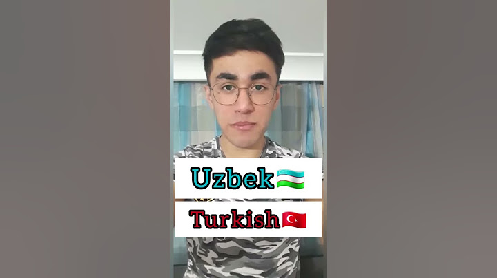 How close are Turkic Languages? How close are Uzbek and Turkish? 🇺🇿🇹🇷