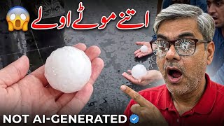 UNBELIEVABLE Hailstorm in Islamabad! 🌨️