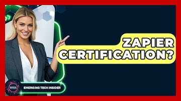 Zapier Certification? - Emerging Tech Insider