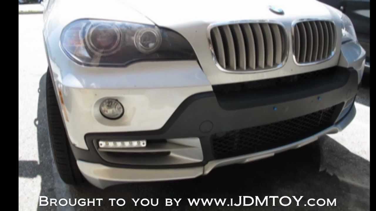 2010 BMW X5 with iJDMTOY LED Daytime Running Lights [HD] - YouTube