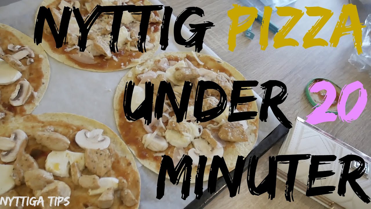 KycklingPizza - Snabbt, nyttigt & gott //