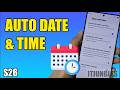 How to Enable/Disable Automatic Date and Time on Samsung Galaxy S26/S26+/Ultra