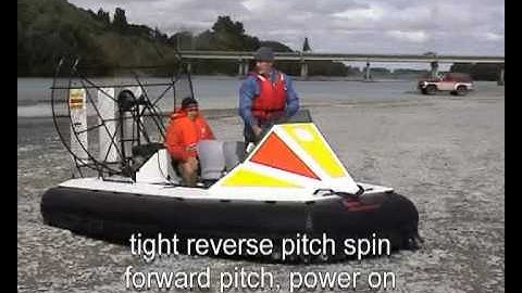 Variable Forward & Reverse Pitch Hovercraft Propeller