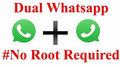 Dual Whatsapp Without Parellel Space, no clone, No multiple accounts App needed.