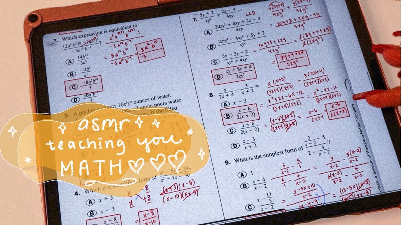 aprendanotiktok #math #TokDoEnem #asmr, Math