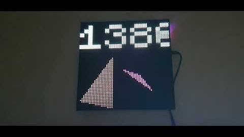 Espruino RGB Led Matrix with I2S on ESP32