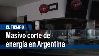 Masivo corte de energía eléctrica en varias provincias de Argentina | El Tiempo