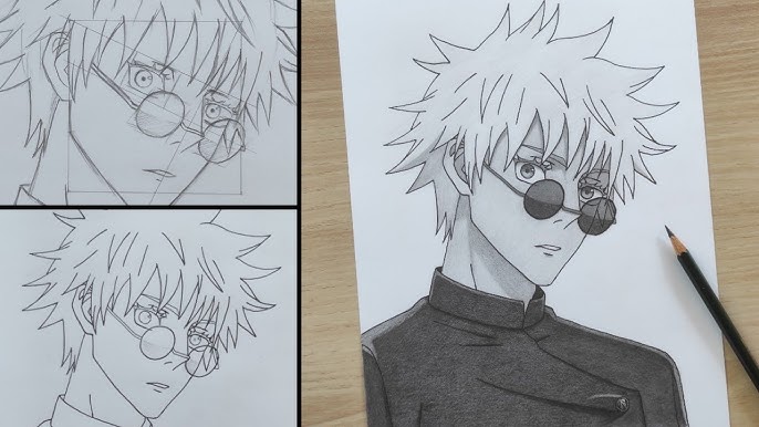 Drawing Gojo Satoru - Jujutsu Kaisen Season 2 #drawingtips #learntodra