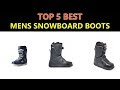 Best Mens Snowboard Boots 2020