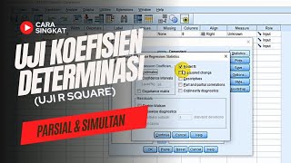 Uji Koefisien Determinasi (Uji R square) Parsial Dan Uji Koefisien Determinas Simultan