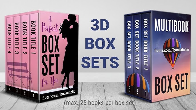 How To Make A 3D Boxset Book Cover Design For Anthologies Or An Omnibus  Edition - Youtube