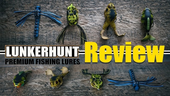 Lunkerhunt Prop Frog and Bass action review (NEW TOPWATER LURE