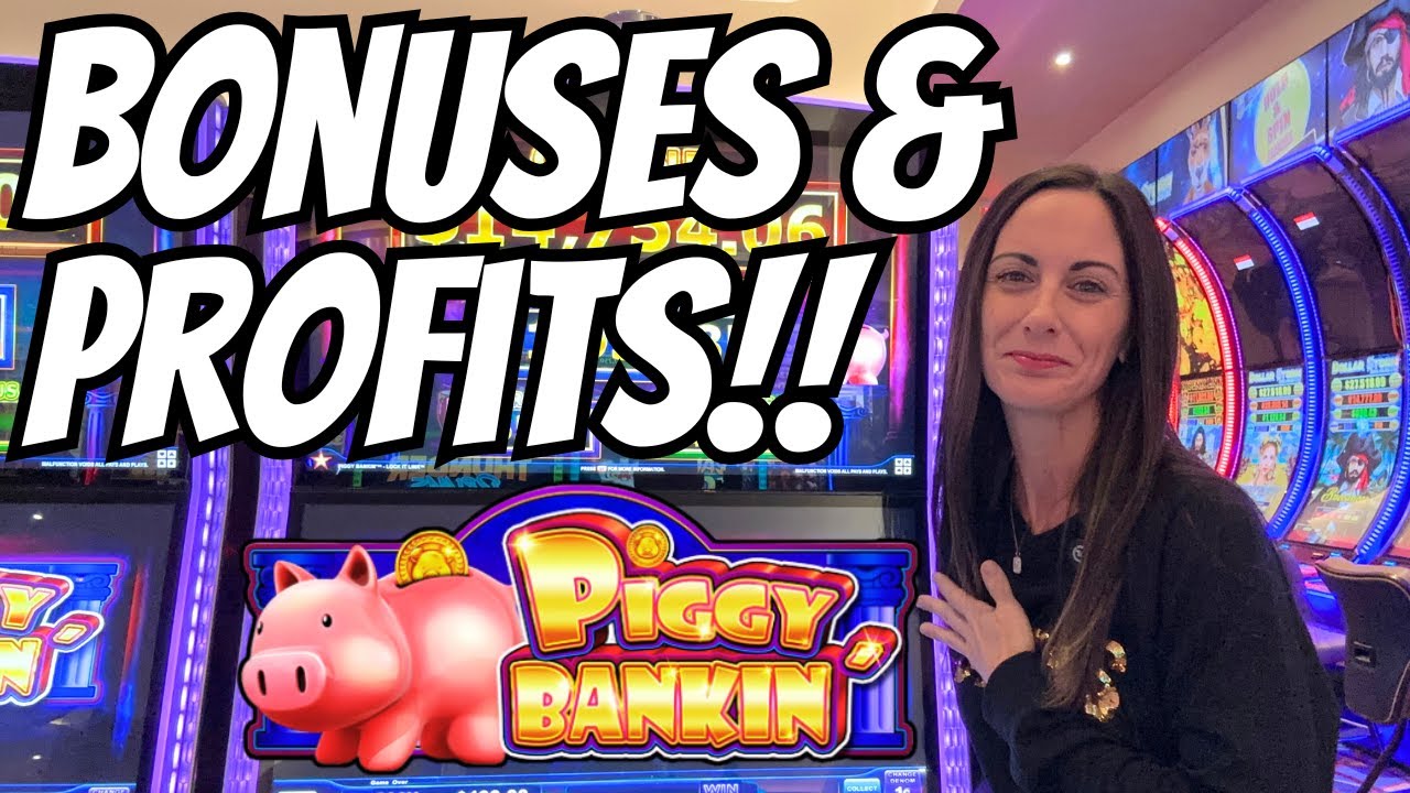 🐷This Is How You Can Make Money On Slots‼️Piggy Bankin'