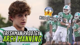 Freshman Quarterback Arch Manning Is CLUTCH!! Leads Epic 4th Quarter Comeback To Stay UNDEFEATED!
