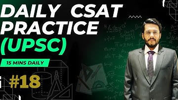 UPSC CSAT Daily Practice - Part 18 | Shortcuts of Calendar | by Mudit Gupta