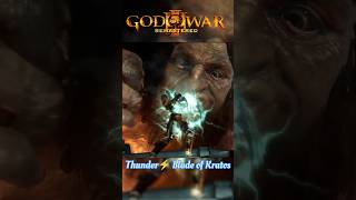 ⚡Thunder blades of Kratos #youtube #shorts #reels #trending #viral #gaming #playstation #godofwar
