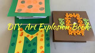 DIY Art explosion book|Make your own greeting cards using this art explosion book