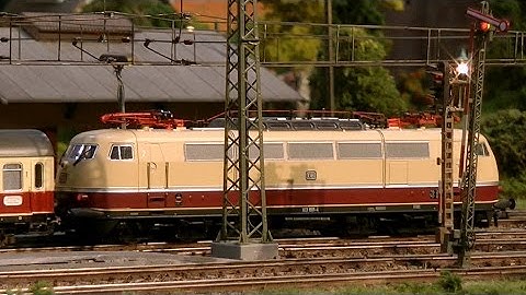 Marklin Digital Model Railroad Layout with Model Trains using RailWare Control Software