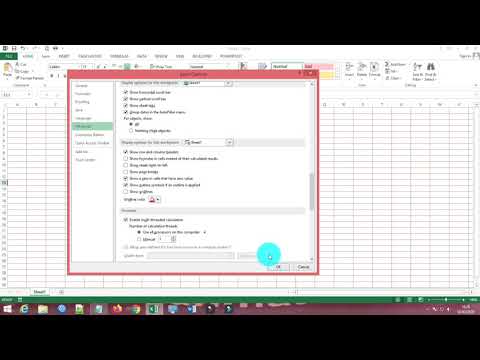 Cara Memunculkan dan Menyembunyikan Garis Bantu Gridlines Microsoft Excel