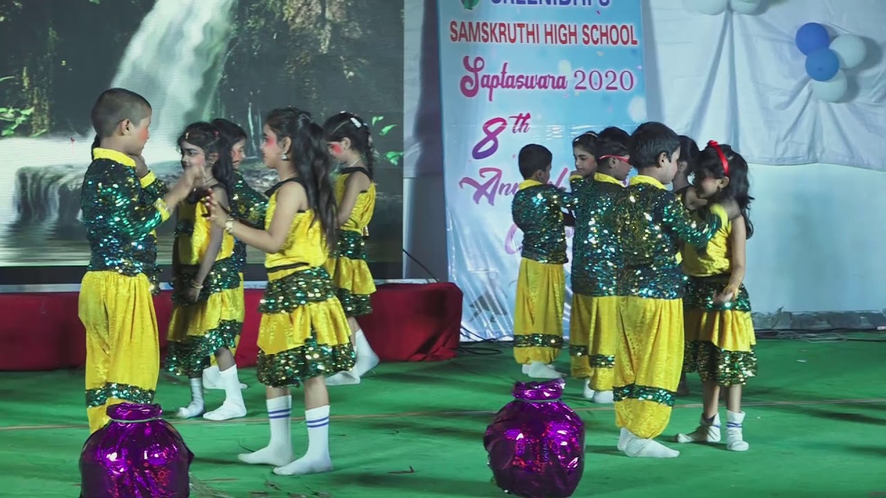 2019-20 Annual Day dance performance by " 1A" students - YouTube