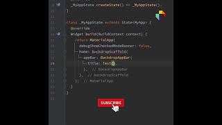 Flutter BackDrop appBar
