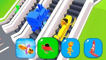 FUNNY GAMES - SHAPE SHIFTING RUN All Levels Gameplay Walkthrough Android, ios max R8MBG