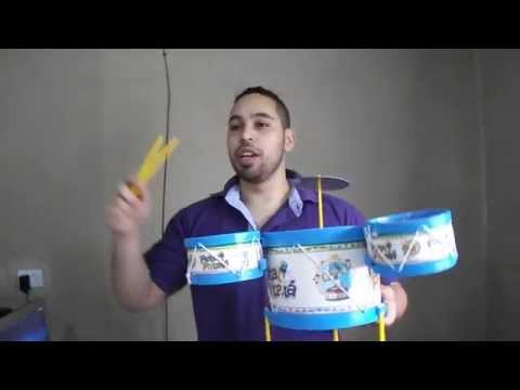 BATERIA MUSICAL INFANTIL BRINQUEDO PATATI PATATA