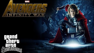 INFINITY WAR THOR MOD IN GTA SAN ANDREAS!