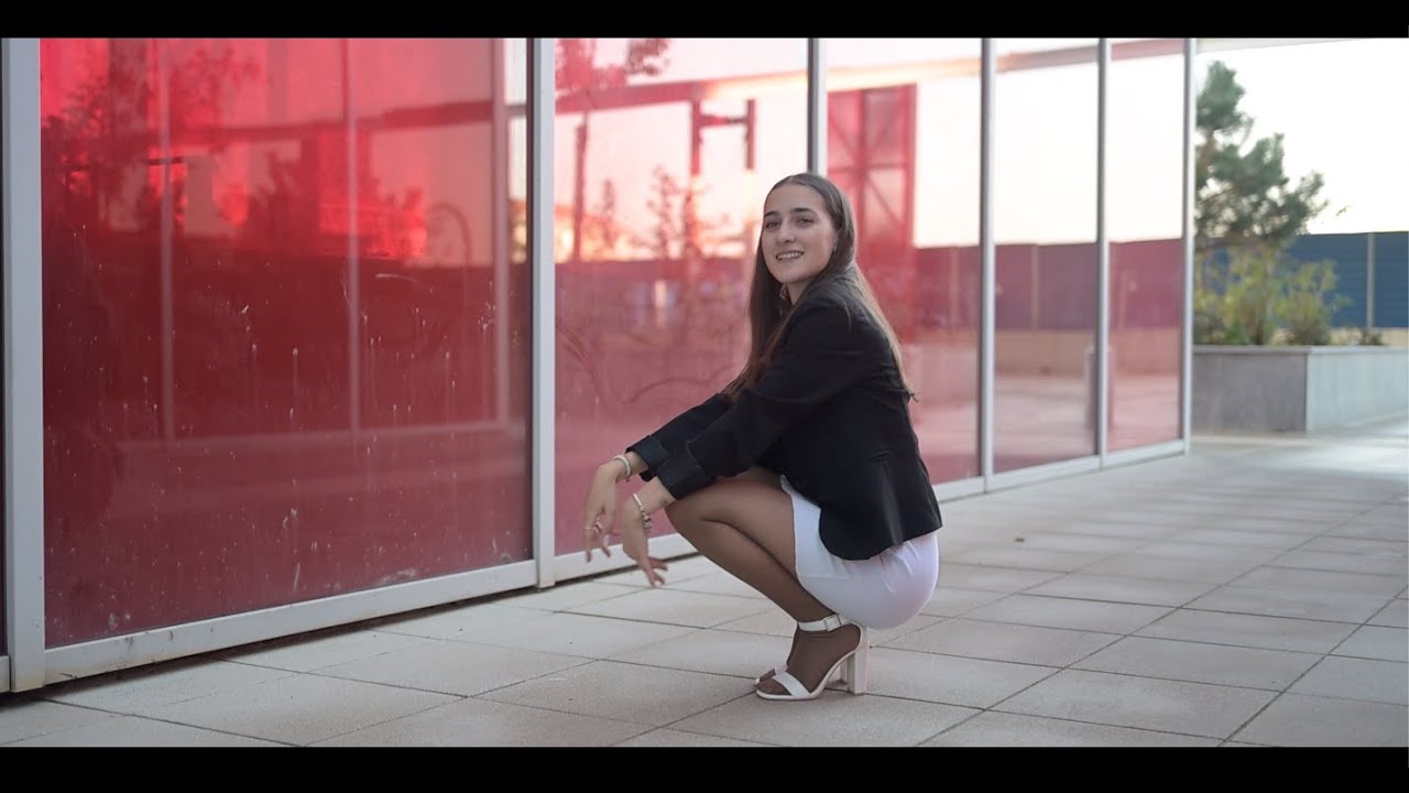 FASHION FILM CINEMATIC VIDEO PORTRAIT :Pantyhose, Stockings, Tights, Mini Skirt, Sandals (4K)