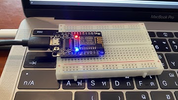 ทำไฟ built-in LED ให้กระพริบ ด้วย ESP8285