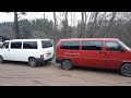 VW T4 КТО КОГО? РАЗГОН ДО 100. КТО БЫСТРЕЙ?