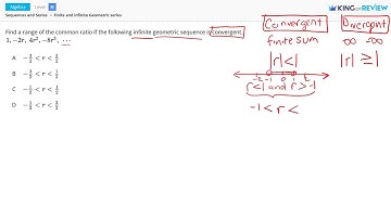 [Algebra] 11.3 Finite and Infinite Geometric series (11.Sequences and Series)