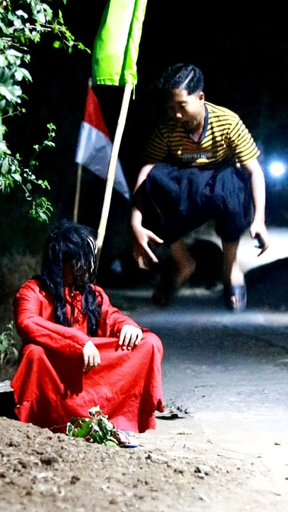 Kagetnya bikin ngakak🤣🙏 #funny #lucu #ghost #prank #kuntilanak