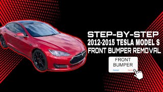 Career Overview Front bumper removal (step-by-step) 2012-2015 Tesla Model S