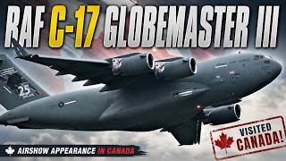 RAF C-17 Globemaster III (ZZ177) Landing and Takeoff