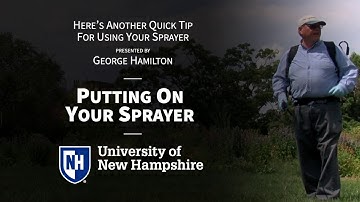 Quick Tips For Using Your Sprayer: Picking Up A Backpack Sprayer