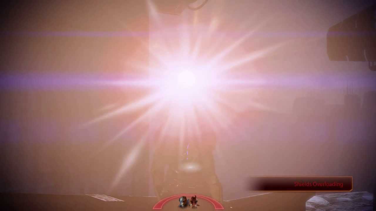 Mass Effect 2 - the sound of shields overloading on Haestrom